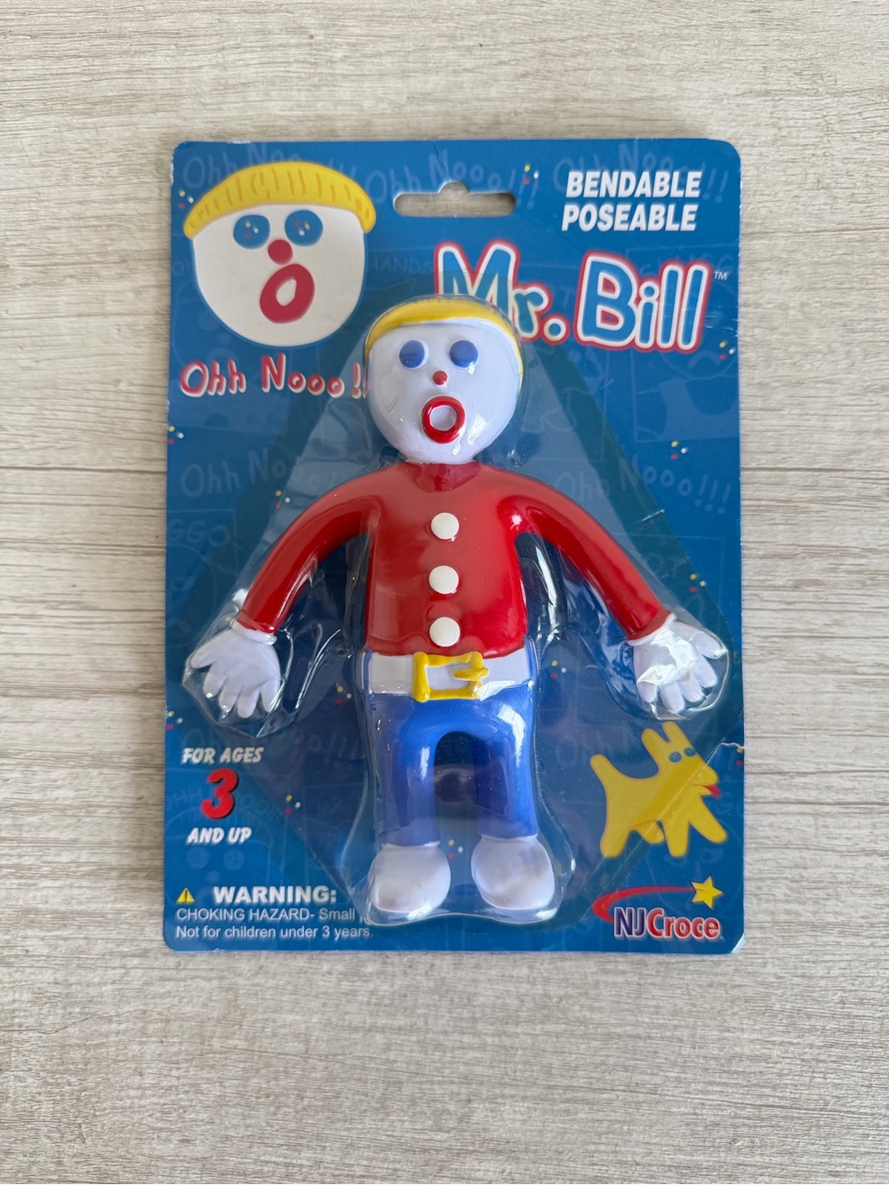 Mr. Bill Ohh Nooo!!! Bendable Action Figure Brand New NIB